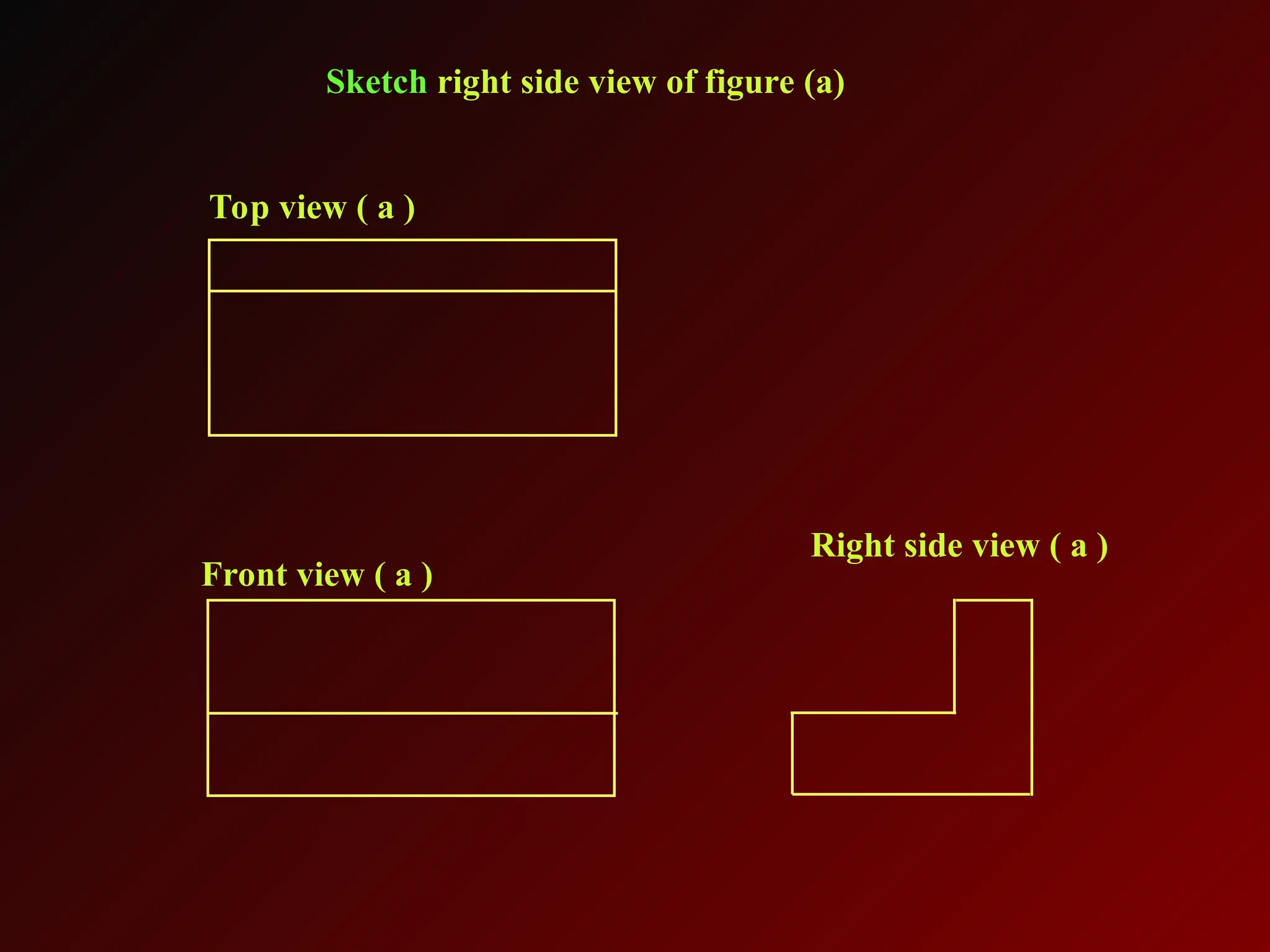 OrthographicDrawing presentation autocad PPT 3 D Graphics