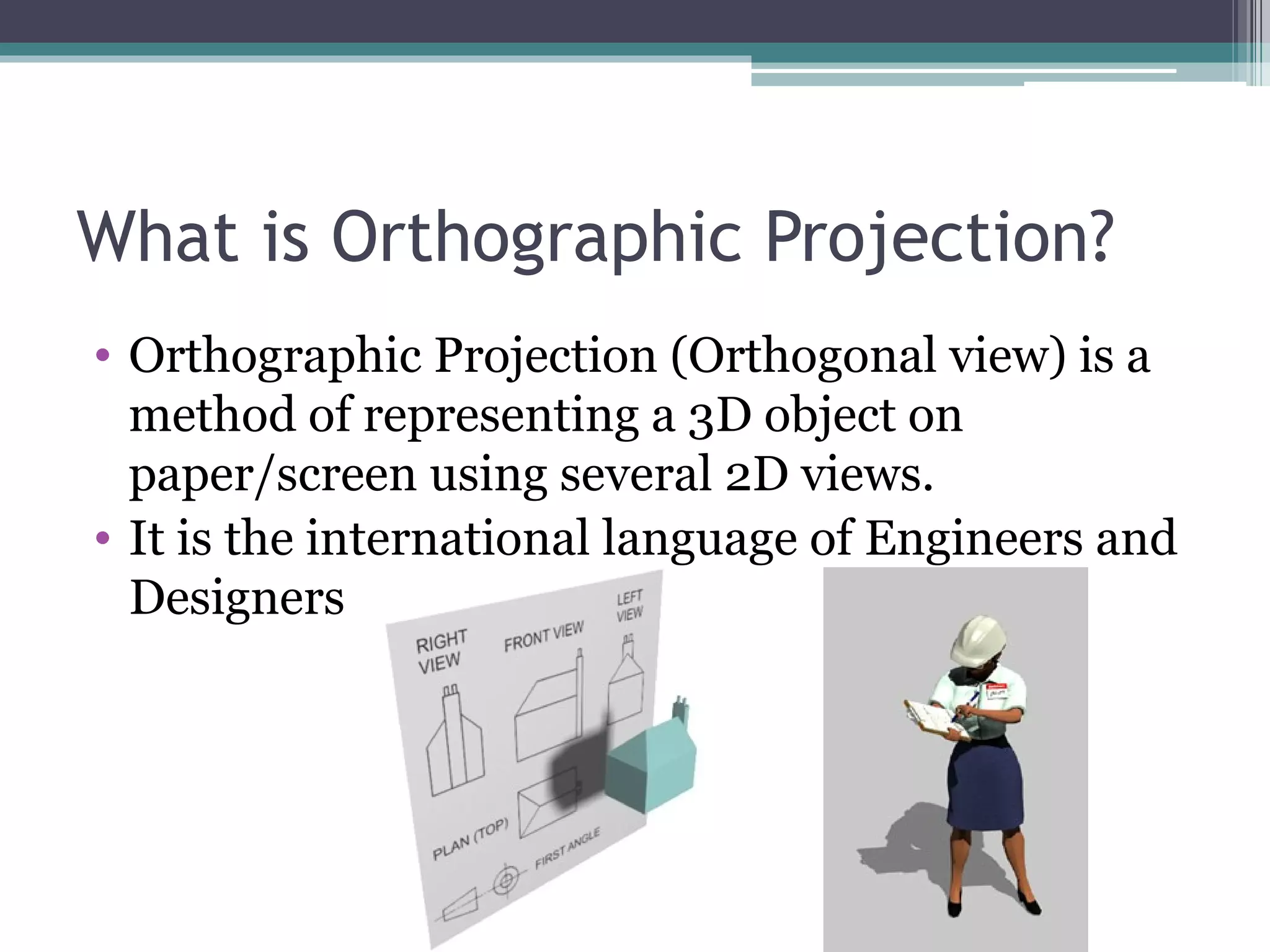 Orthographic projection | PPT | 3-D Graphics | Computer Software and ...