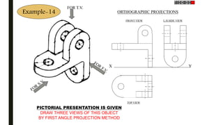 ORTHOGRAPHIC PROJECTIONS for engineering graphics | PDF
