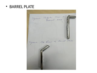 • BARREL PLATE
 