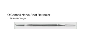 Connell Retractor Ortho instruments used during orthopaedic surgery | PDF