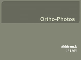 Orthomaps and photomap