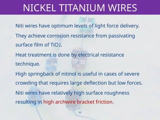 Nitnol Tio2 orthodontic arc hwire materials- 1.pptx