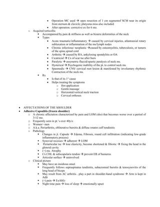 Orthopaedic conditions | PDF