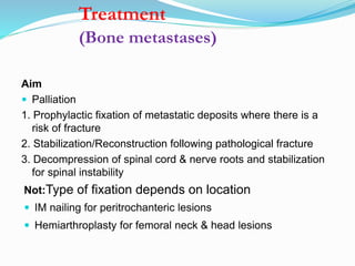 Orthopaedic oncology | PPTX