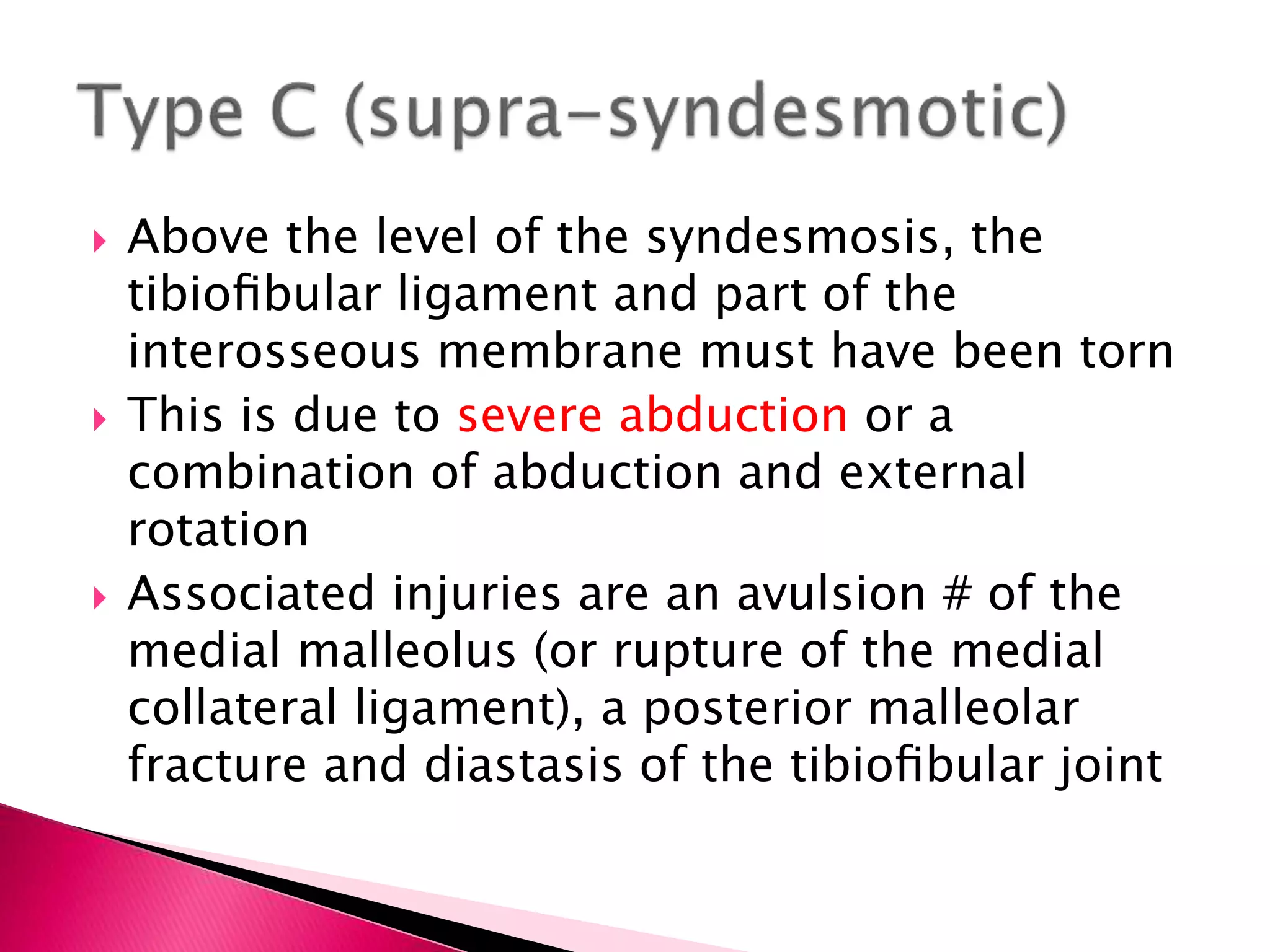 Tibia and fibula diaphysis, ankle and foot injuries | PPTX