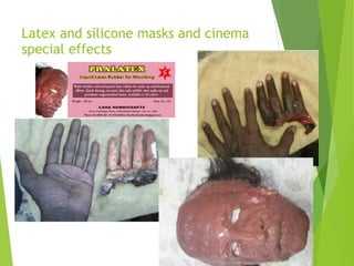Latex and silicone masks and cinema
special effects
 