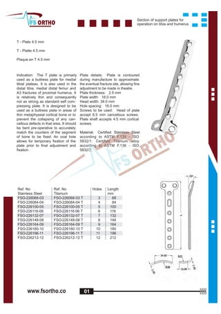 Orthopdic implant catalog | PDF