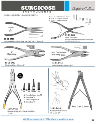 Orthopedic Basic Instruments Names BASIC ORTHOPEDIC INSTRUMENTS | PDF
