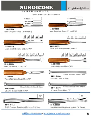 Orthopedic Basic Instruments Names BASIC ORTHOPEDIC INSTRUMENTS | PDF