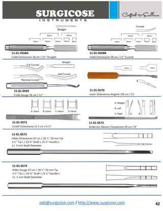 Orthopedic Basic Instruments Names BASIC ORTHOPEDIC INSTRUMENTS | PDF