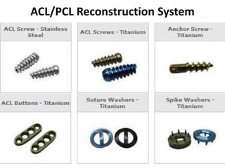 ACL/PCL Reconstruction System