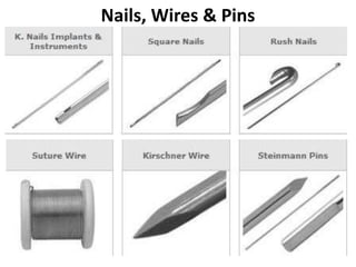 Nails, Wires & Pins