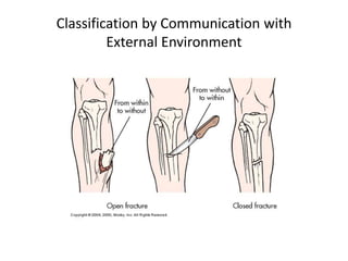 Classification by Communication with
External Environment
 