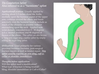 Orthopedic splinting | PPTX