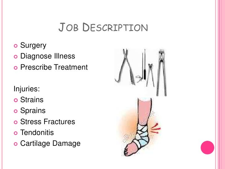 orthopedic surgeon powerpoint orthopedic job description