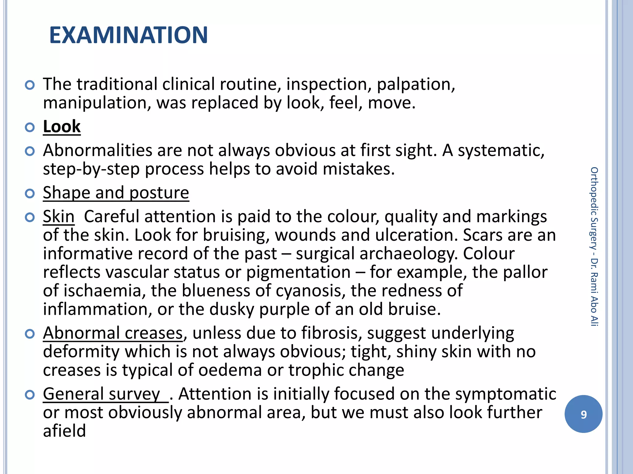 Introduction to Orthopedic surgery | PPTX