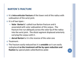 Barton Type Orthopedic surgery 5th injuries to the upper limb ( 2 ) | PDF