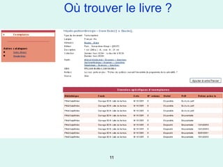 Où trouver le livre ?




        11
 
