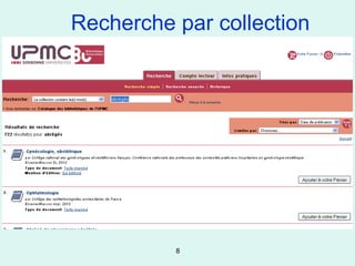 Recherche par collection




          8
 