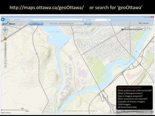 Maps Ottawa Ca Geoottawa Ortho Photo In Ottawa
