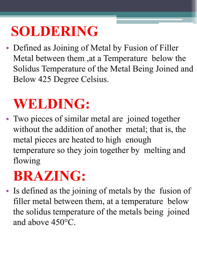orthodontics soldering and welding
