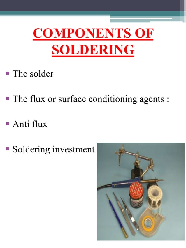 orthodontics soldering and welding