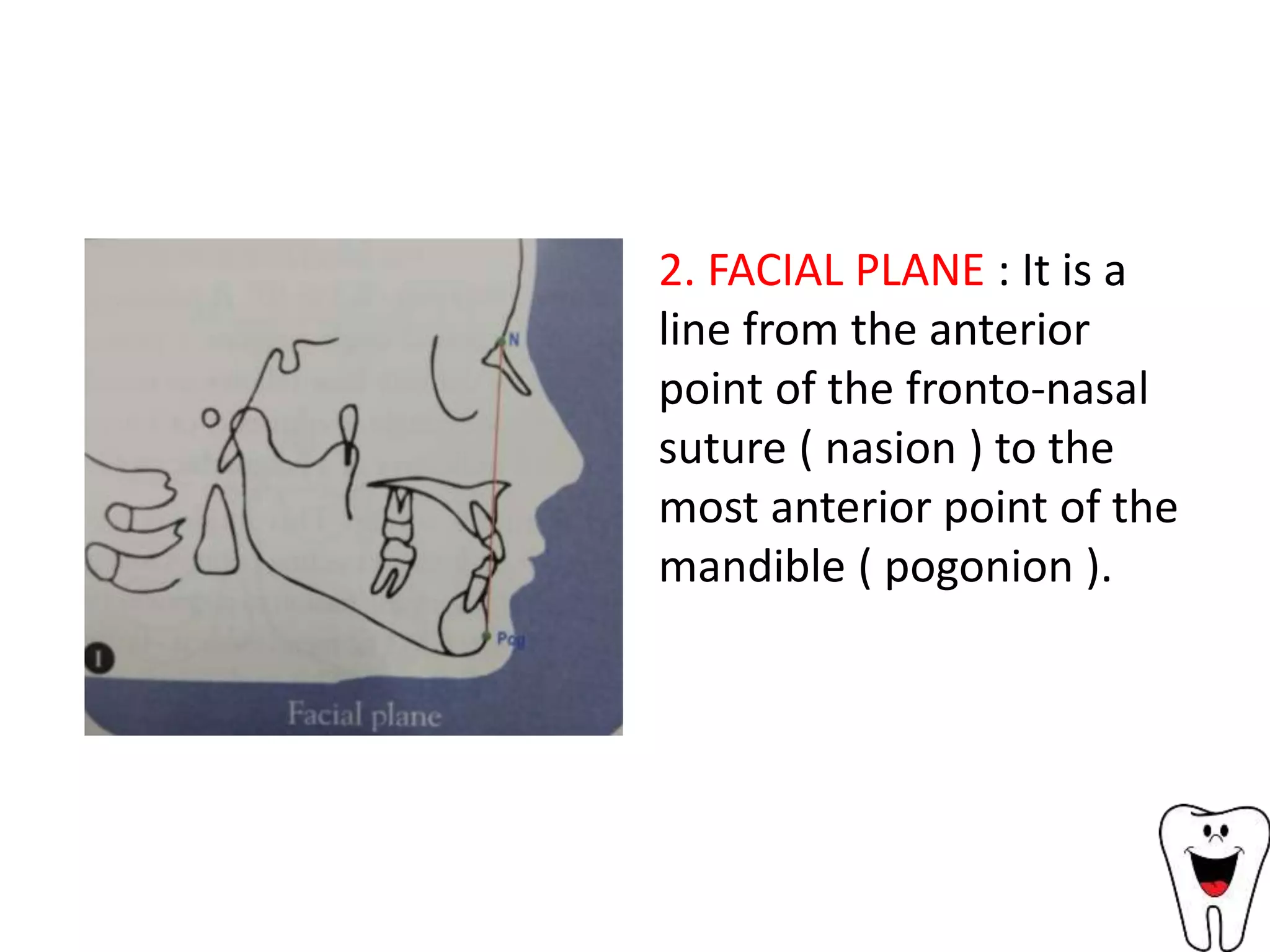 Cephalometrics ( landmarks,Lines and Planes ) | PPTX
