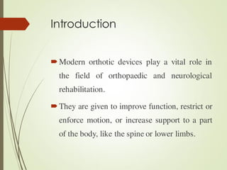 Orthosis | PDF