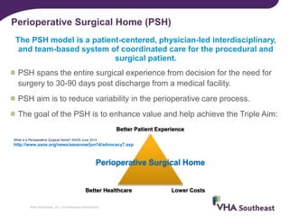 Psh Guide Implementation of a Perioperative Surgical Home (PSH) | PDF