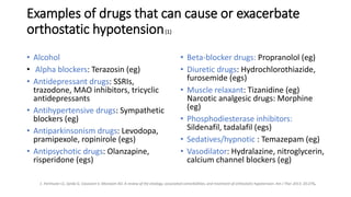 can gabapentin cause postural hypotension