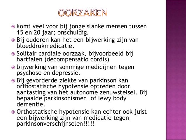 Orthostatische Hypotensie