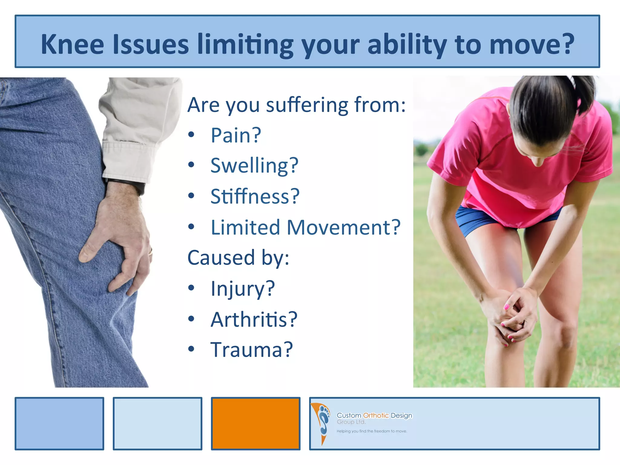 Orthotic management of knee pain | PPTX