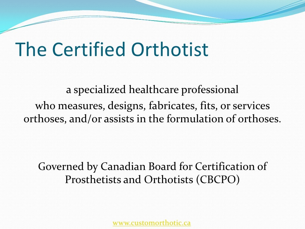 Diabetic Foot and Orthotic Management