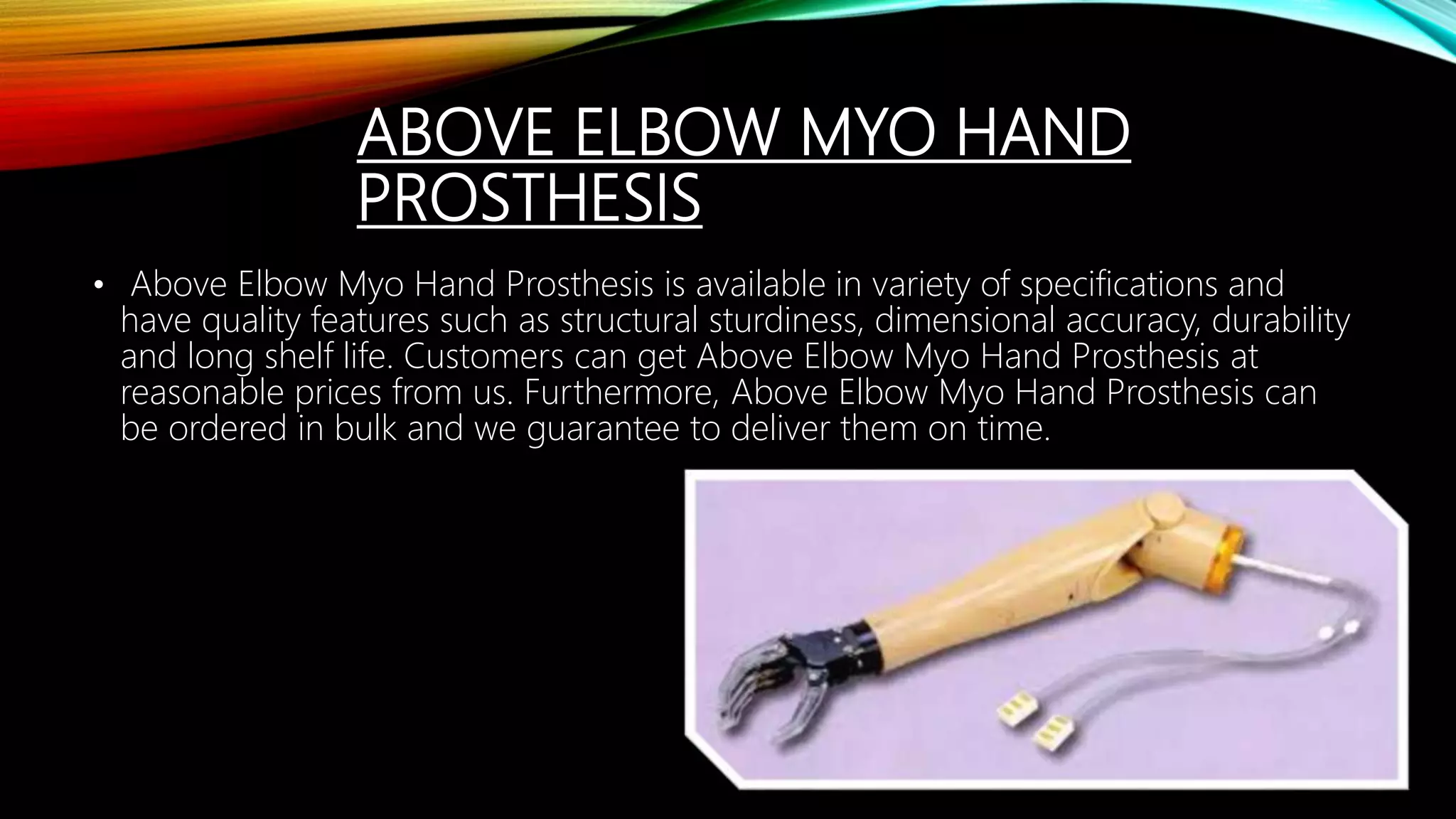 Orthotics and prosthetics | PPTX