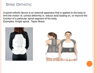 Orthotics devices | PPTX