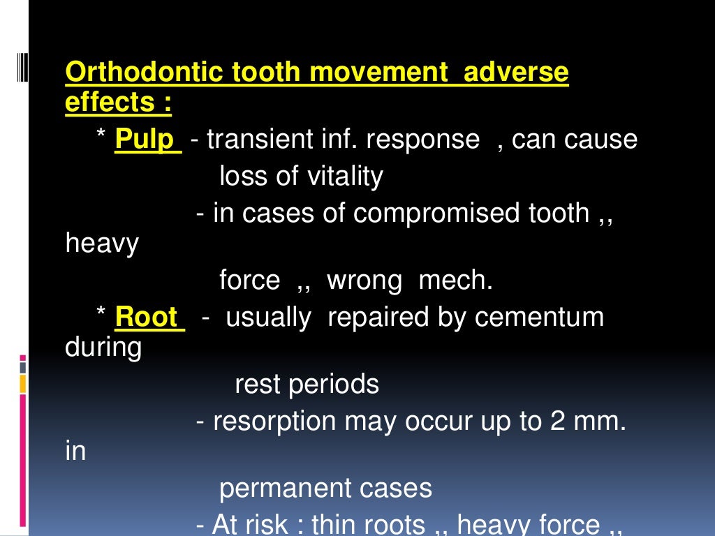 Orthodontic tooth movement ppt.
