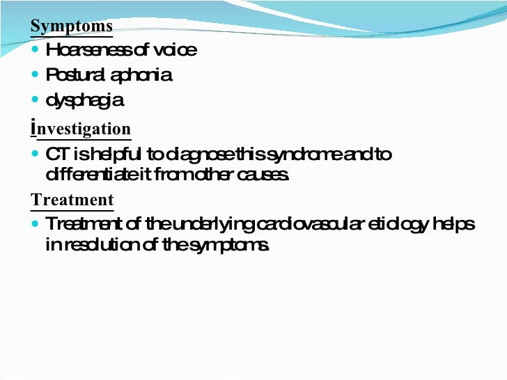 A Case Of Ortner s Syndrome