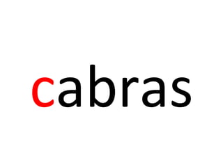 cabras
