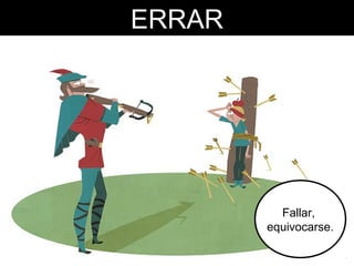 ERRAR

Fallar,
equivocarse.

 