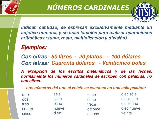 Ortografia De Numeros