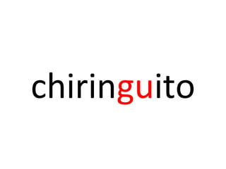 chiringuito
 