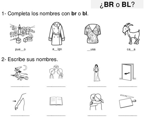 Resultado de imagen de ejercicios con br y bl