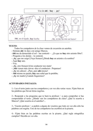 EJERCICIOS DE ORTOGRAFÍA Y GRAMATICA 3RO | PDF