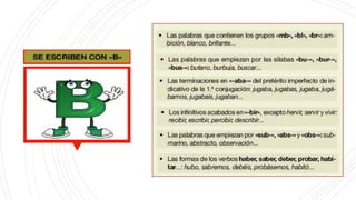 Ortografia b o v