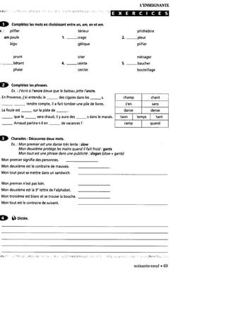 Ortographe progressive du français niveau intermédiaire