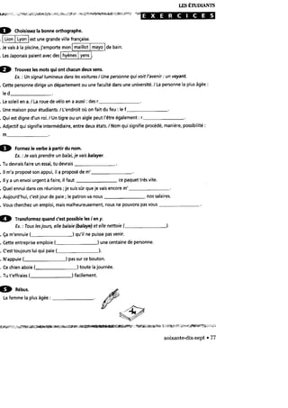 Ortographe progressive du français niveau intermédiaire