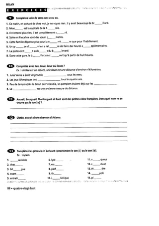 Ortographe progressive du français niveau intermédiaire