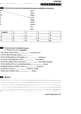 Ortographe progressive du français niveau intermédiaire