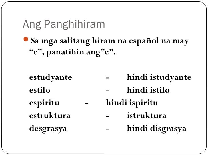 hiram na salita 2may mga matatagal na salita na ginagamit na natin at tinatanggap ang mga salitang ipinanumbas dito sa mga salitang hiram na karaniwan'y sa ingles. hiram na salita 2may mga matatagal na salita na ginagamit na natin at tinatanggap ang mga salitang ipinanumbas dito sa mga salitang hiram na karaniwan'y sa ingles.